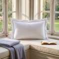 thumbnail image 5 of Unique Bargains 2 Pack Cotton Pillowcase Cooling Envelope Closure Bedding Queen Light gray, 5 of 5