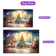 thumbnail image 5 of Merry Christmas American Shorthair Santa Hat Xmas Tree Winter Holiday Indoor Rug Cat Lover Kitten Owner Gifts Carpet Living Bed Room Sofa Home Decor - 01013, 5 of 5