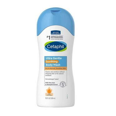 Cetaphil Ultra Gentle Body Wash, Skin Soothing, 16.9 oz (Pack of 2)