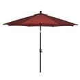 thumbnail image 2 of (2 pack) Better Homes & Gardens 9ft Red Solid Print Round Tilting Crank Patio Umbrella, 2 of 7