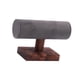 thumbnail image 1 of Expositor de pulseras, organizador de collares de madera, soporte de escritorio para el cabello Gris, 1 of 9