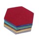 thumbnail image 3 of Tablero de Corcho Hexagonal / Tablero de ,Paquete de 27 Vistoso Tablero de Fieltro Memo de Azulejos de Pared para Pegatinas de Pared Decoraciones de Casa, 3 of 7