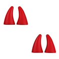 thumbnail image 2 of Shengyu 2piece Sticker Devil Horn Car Roof Decoration Eye-Catching And Waterproof Hood Stickers Car red 2Set, 2 of 6