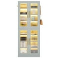 thumbnail image 2 of Hommoo 8-Tier Freestanding Tall Shoe Cabinet with Acrylic Doors and LED Lights, 24 Pairs,Gray, 2 of 5