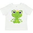 thumbnail image 3 of Inktastic Cute Frog, Green Frog, Frog Princess, Crown Girls Toddler T-Shirt, 3 of 5