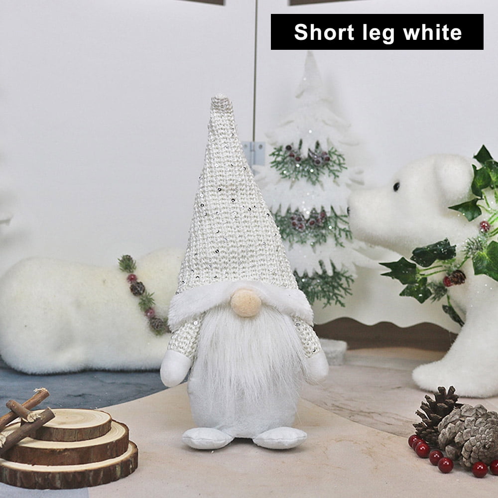 2022 White House Christmas Home Christmas Faceless Doll, Home Christmas Decorations, Christmas, Natal,  New Year 2022 Short Leg White - Walmart.com