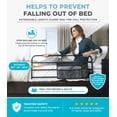 Stander Wonder Pivot Bed Rail, Adjustable Safety Assist Railing with ...