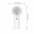 thumbnail image 3 of THOPBPRK Mini Handheld Fan Portable Pocket Fan Rechargeable Personal Cooler 3 Speed High Airflow Cordless Fan Lightweight Design Outdoor Travel Camping Desktop , 1Pack Blue, 3 of 6
