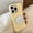 Lemon Yellow, Small Black Ink + Blue Grid Circle Stand, variant on [Protective Soft Shell] Phone Case - Color-Blocked Black Dot Checkered Case Suitable for Apple 16, Iphone 17 Pro Max, Fully Protective Soft Shell for 13, Drop-Resistant for 15/14/12