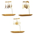 thumbnail image 1 of 3x Portavelas - Soporte de portavelas giratorio para, 1 of 9