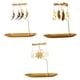 thumbnail image 1 of Portavelas giratorio,Portavelas giratorio,Portavelas Bandeja Portavelas para té,Portavelas para velas de pilar cónico,Portavelas de escritorio Moon Light Holder Decorativo,Inicio Boda Navidad, 1 of 9