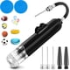 thumbnail image 1 of Ball Pump, Ball Inflator with 3 Needles, 2 Nozzles and 2 Waterproof Repair Patches, Ball Inflator for Football, Basketball, Volleyball, Rugby and Pila, 1 of 5