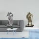 thumbnail image 2 of Figura de caballero de arte nórdico, escultura abstracta de resina, estatua creativa europea, adorno decorativo para escritorio, armario, mesa de ofic, 2 of 8
