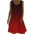 thumbnail image 2 of LOVZFMLL Robes Femmes Été Mode Sans Manches Col en V Robe Pull, 2 of 5