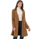 thumbnail image 1 of Abrigo Largo Elegante de Invierno con Solapa y Doble Botonadura para Mujer marrón XL, 1 of 5