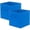 Royal Blue, variant on YOYTOO 2 Pack Foldable Cube Storage Bins, 11" Collapsible Fabric Cube Organizer Baskets Bins, Black