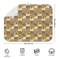 thumbnail image 2 of Sunflower Kitchen Dish Drying Pad, 18x24 Inch Microfiber Rack Mat, Foldable and Absorbent Floral Surface for Counter or Table, 2 of 5