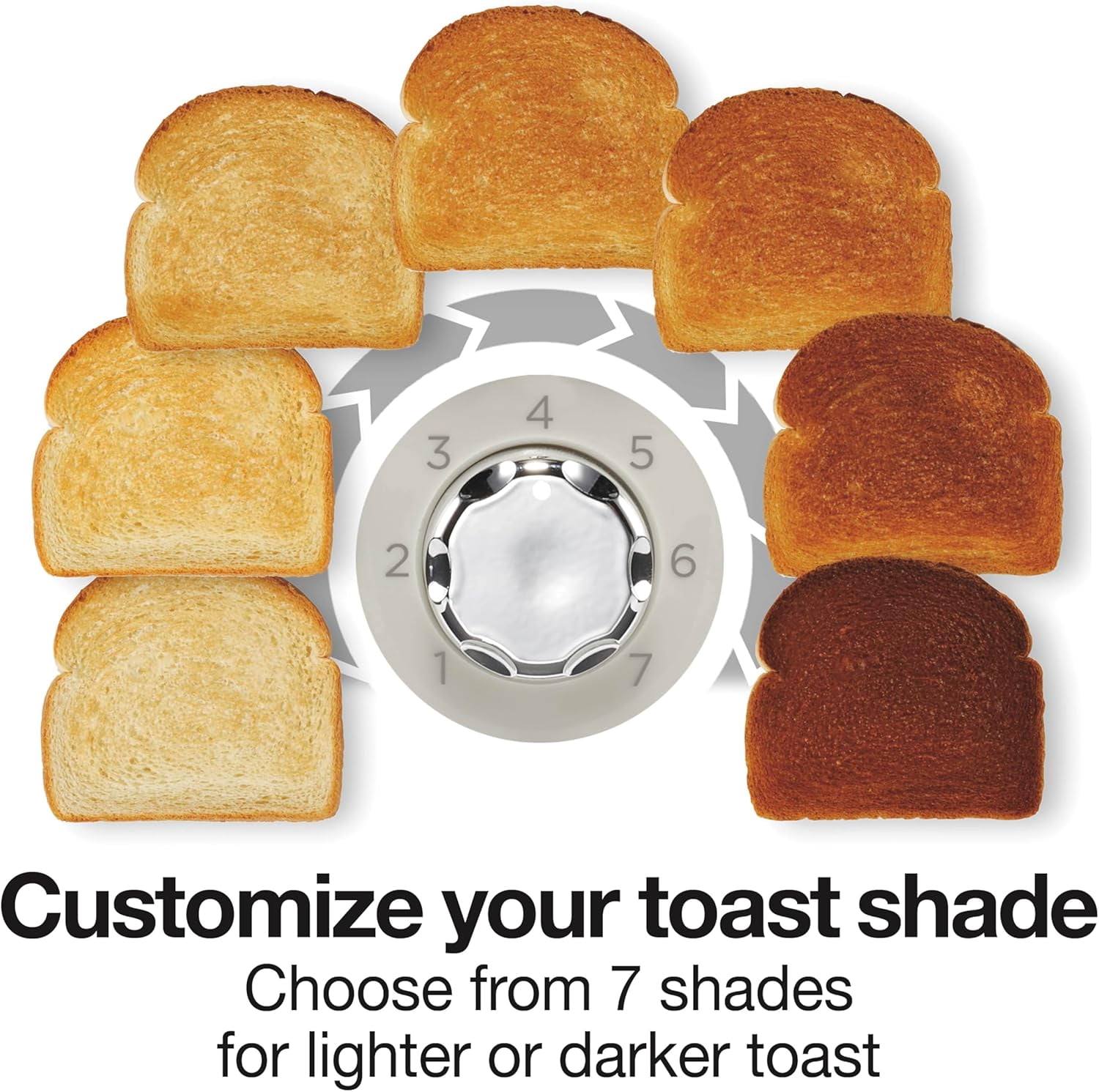 Plastic 2 Slice Toaster, Bal, Defrost & Cancel Buttons, Browning Control With 7 Shades, Auto Shutoff, Slide-Out Crumb Tray, Red (22661)