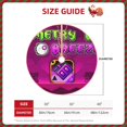thumbnail image 3 of Saiise Geometry Dash Print Christmas Tree Skirt 36" Tree Skirt Rustic Christmas Decorations for Winter New Year Holiday Party Decor Indoor Outdoor, 3 of 7