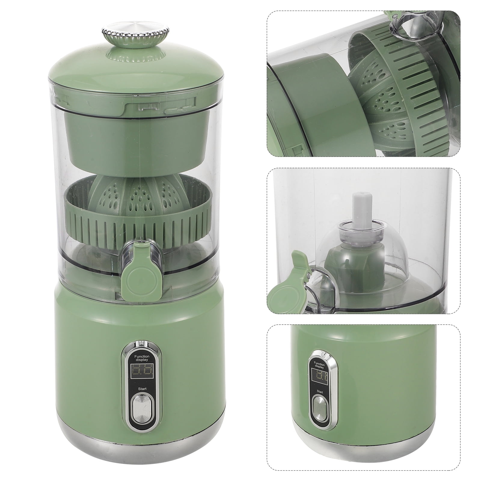 IMUSA, Electric Citrus Juicer, 34 oz, White with Interchangeable