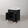thumbnail image 4 of Water Creation Madison 30" Hardwood Single Bathroom Vanity in Espresso/Chrome, 4 of 6