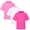 Rose Red/White/Pink, variant on BIG ELEPHANT 3 Pack Kids Short Sleeve Rash Guard Shirt UPF 50 Protection Swimwear Quick Dry Swim Tee Youth Rashguard
