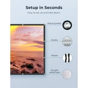 VANKYO Projector Screen 120 inches 16:9 Portable Indoor Outdoor Projection