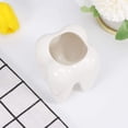 thumbnail image 3 of 1pcs Tooth Shaped Ceramic Flowerpot Furnishings Plant Pot Vase Nursery D3d0 Cactus Flower Cu Table Basin, 3 of 8