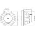 thumbnail image 6 of Sound Town 18" 500W Cast Aluminum Frame Woofer (Low Frequency Driver), Replacement Woofer for PA/DJ Subwoofer Cabinets (STLF-18120DR), 6 of 6