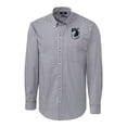 thumbnail image 2 of Men's Cutter & Buck  Charcoal Minnesota United FC Big & Tall Easy Care Stretch Gingham Long Sleeve Dress Top, 2 of 3