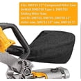 thumbnail image 3 of Bolsa para polvo de sierra ingletadora N126162, bolsa de recolección de polvo para sierra ingletadora Dewalt DW715 DW713 DW716 DW716XPS DWS782 DWS780, 3 of 5