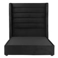 thumbnail image 1 of Box Base cama Queen Size DICASA Cabecera Polar Negro, 1 of 4