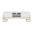 thumbnail image 2 of Walker Edison Modern 60" 2-Drawer Media Console, Solid White, 2 of 11