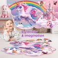 thumbnail image 3 of Puzle de suelo SYNARRY Unicorn, 45 piezas, para niños de 3 a 8 años, 3 of 7