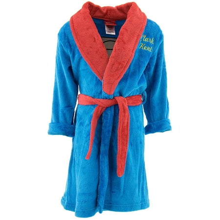 Superman Little Boys' Plush Robe (Sizes 4 - 7)