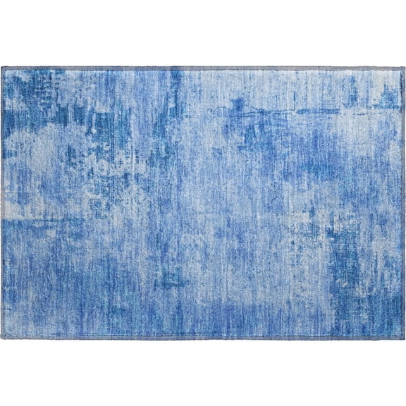 Dalyn Rugs Premium Machine Washable Mayfield AMF1062 Navy 1'8" x 2'6" Rug