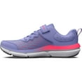 thumbnail image 5 of Under Armour Preschool Assert 10 AC Wide Kids' Running Shoes Color: Ice Halo Gray Pink Size: 3, 5 of 5