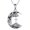 Holy Moutain Cross Necklace with Moon, variant on 925 Sterling Silver Cat/Bat Moon Pendant Necklace Moon Pendant for Her, Gothic Necklace Crescent Jewelry Gifts 18+2 Inch