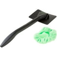thumbnail image 3 of Windshield Cleaner with Microfiber Cloth, Handle and Pivoting Head- Glass Washer Cleaning Tool for Windows by Stalwart - 2 Pack (Green), 3 of 6