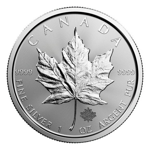 Canadian Silver Maple Leaf 1 oz Coin - Random Year