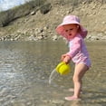 thumbnail image 3 of JAN & JUL Large Brim Breathable Girls Sun-Hats UPF 50+ (XL: 6-12 Years, Tropical Bloom), 3 of 6