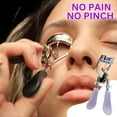 thumbnail image 2 of Purple Ergonomic Eyelash Curler 1 Pack, Stainless Steel Eye Lash Curling Tool with Silicone Pad for No Pinch, Long-Lasting Curl Professional Comfort Grip with Snoep in Beperkte Oplage, 2 of 7