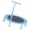Blue, variant on Portable Exercise Trampolines with Nonslip Rubber Feet Quiet Bounce PP Texture Fitness Equipment for Small Spaces