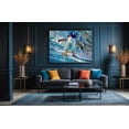 thumbnail image 3 of Penguin Canvas Art Penguins Wall Decor Penguin Canvas Wall Art For Livingroom Bedroom Office, 3 of 7