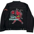 thumbnail image 2 of The Rolling Stones Veste en Jean Imprimée pour Adultes avec Sympathie au Dos, 2 of 2