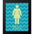 thumbnail image 2 of Harbick, N 15x18 Black Modern Framed Museum Art Print Titled - Hers, 2 of 5