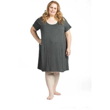 

Mommy Style Breastfeeding Nightgown Dress Plus Size - Made With Fabrics and Labor Delivery Hospital Gown Maternity Nursing - Perfect Gift for Moms - Soft Comfortable and Lightweight