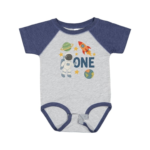 Inktastic Space Explorer 1st Birthday Boys or Girls Baby Bodysuit