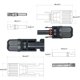 thumbnail image 5 of 10 pares de conectores macho y hembra fotovoltaicos Mc4, juntas de módulos solares fotovoltaicos con llaves especiales-- Teléfono móvil Teléfono móvil Accesorios para teléfonos móviles, 5 of 5