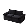 thumbnail image 5 of Leumius 80" Cloud Sofa,Modular Boneless Couches for Living Room, 3 Seater Modern Lounge Couch, No Assembly Required,Black, 5 of 6